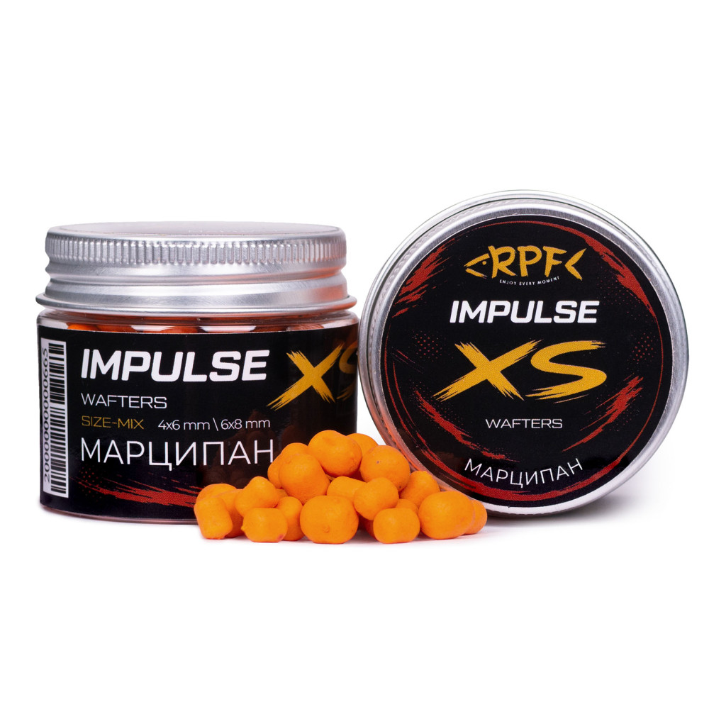 WAFTERS IMPULSE XS МАРЦИПАН (діаметр: мікс 2в1 4*6мм та 6*8мм)