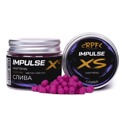 WAFTERS IMPULSE XS Слива (діаметр: мікс 2в1 4*6мм та 6*8мм)