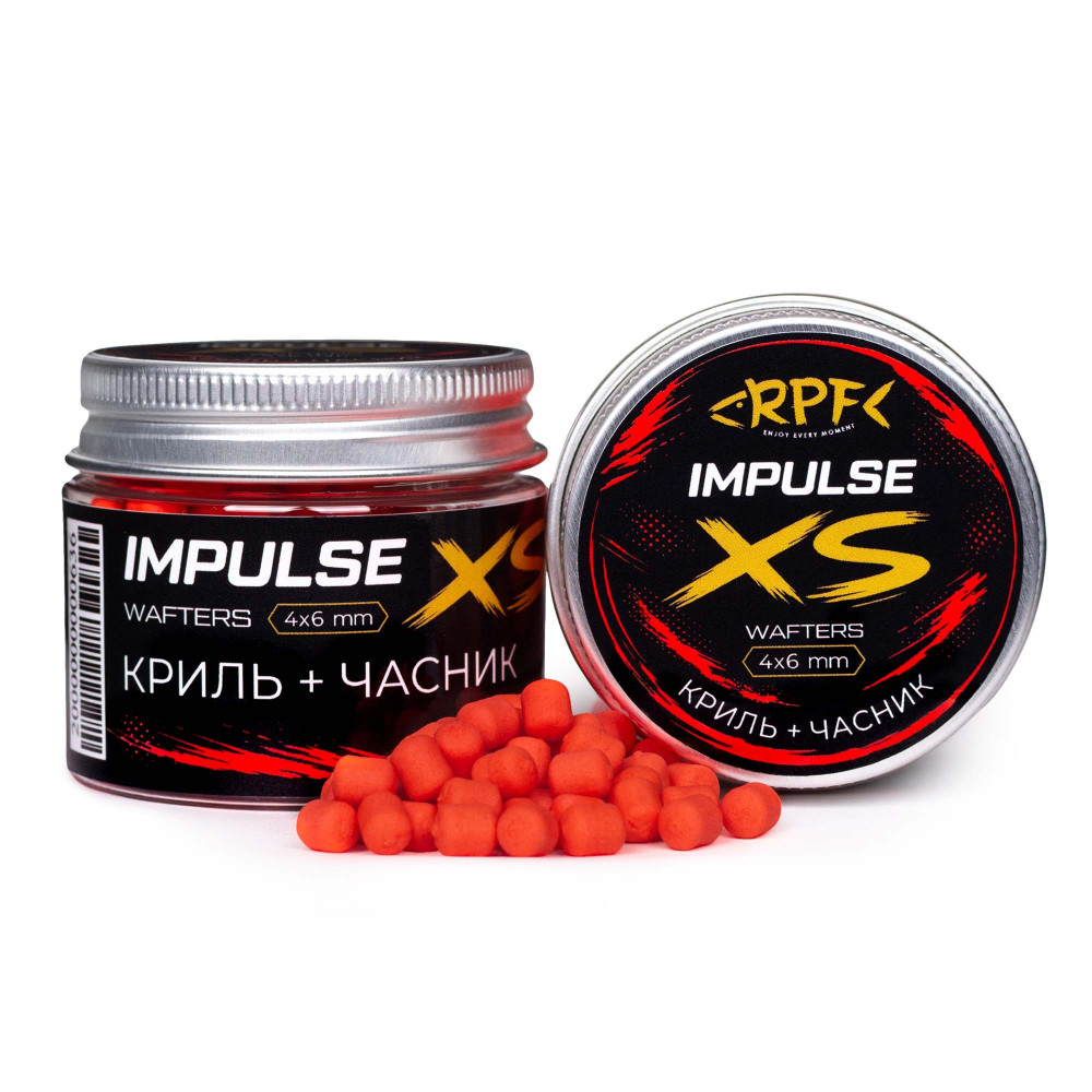 WAFTERS (Мікс діаметр 4*6мм та 6*8) IMPULSE XS Криль + Часник