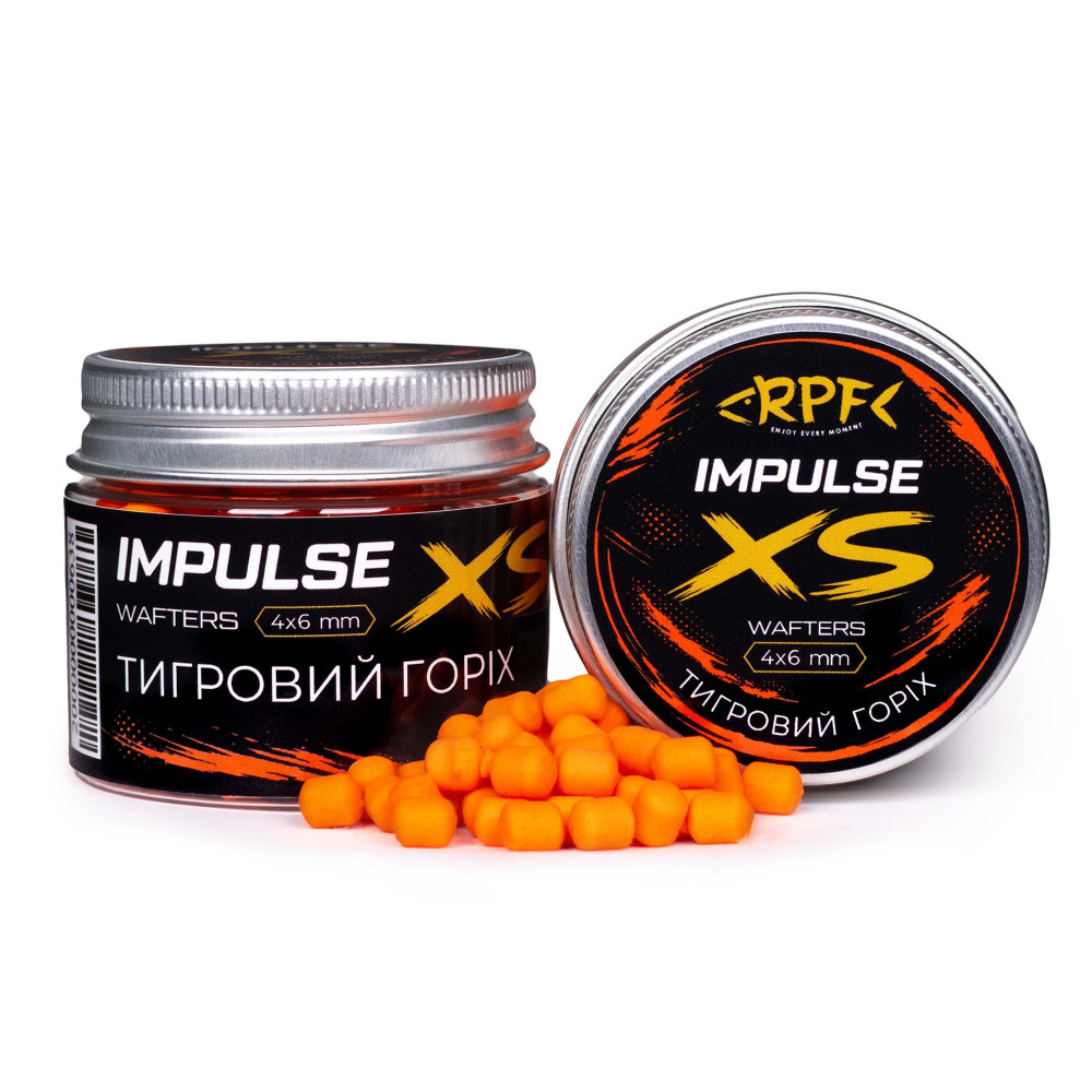 WAFTERS (Мікс діаметр 4*6мм та 6*8) IMPULSE XS Тигровий горіх