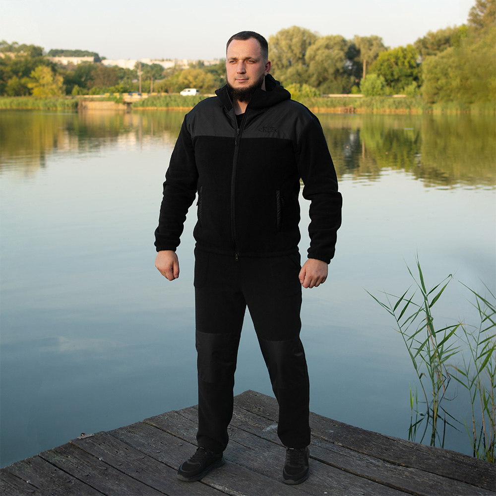 Флісовий костюм PUFFA (колір Чорний)  