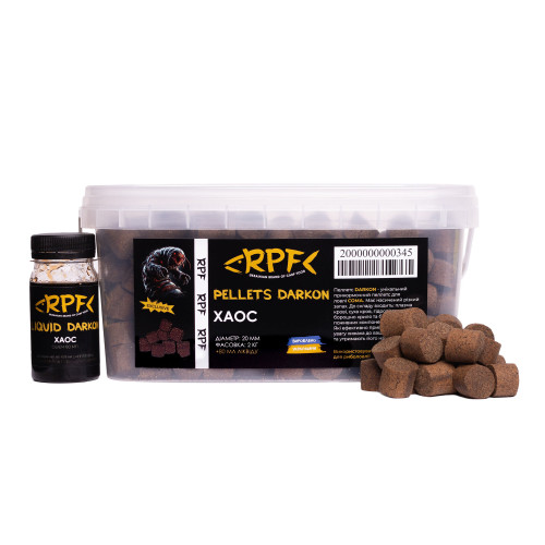 Пеллетс на Сома "DARKON" Хаос 2кг + 80мл Ліквіду