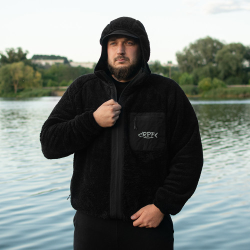 Кофта GRIZZLY з шерпи (колір Чорний) RPF 