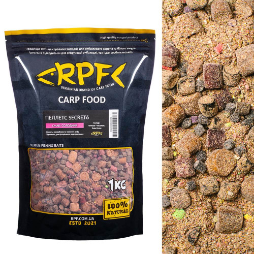 Пеллетс SECRET6 1кг Солодкий