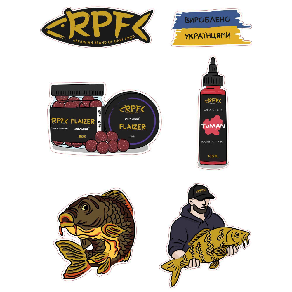 Набір 3Д стікерів від RPF