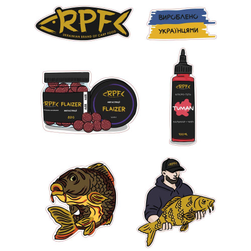 Набір 3Д стікерів від RPF