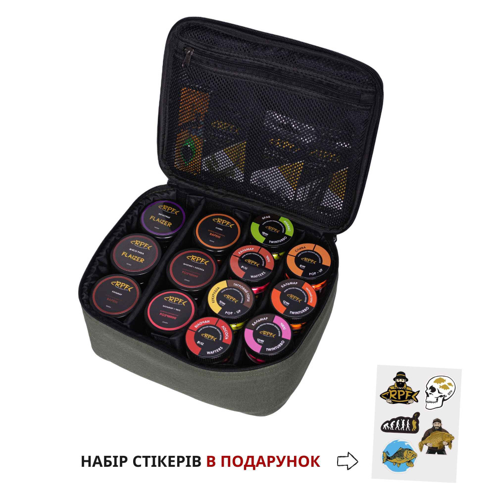 Сумка для насадок  RPF + подарунок набір Стікерів 