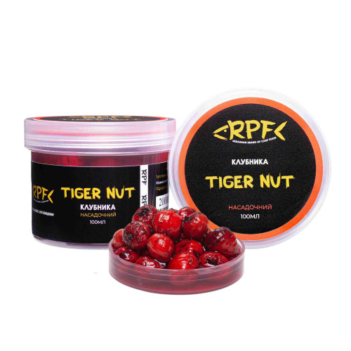 Насадочний Тигровий Горіх 100мл смак: Клубника (готовий)