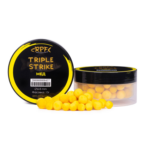 Поп-ап Triple Strike Мед для ловлі карася 6-8мм 