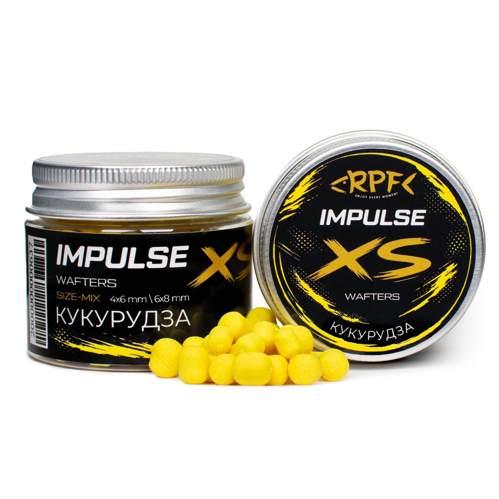 WAFTERS IMPULSE XS Кукурудза (діаметр: мікс 2в1 4*6мм та 6*8мм)