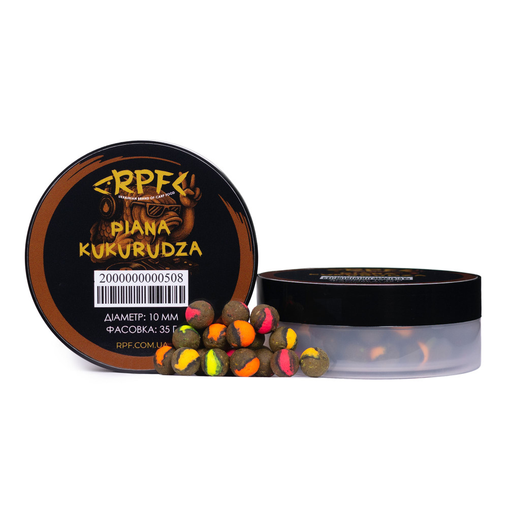 Wafters PIANA KUKURUDZA 10мм (мікс - кольорів)