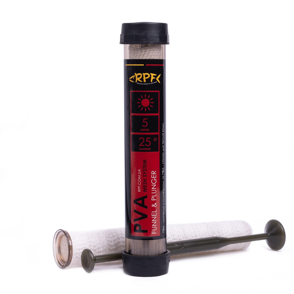 ПВА - система з плунжером для Теплої  води ( сітка 5м / діаметр 25мм )
