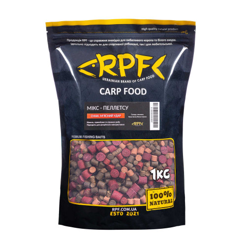 Мікс-Пеллетсу 1кг М'ясний Удар